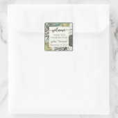 Tropical Welkom Sticker Huwelijksgunsten Hotel Tas (Tas)