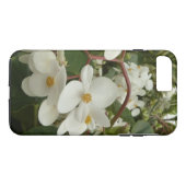 Tropical White Begonia Floral Case-Mate iPhone Case (Achterkant (Horizontaal))