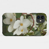 Tropical White Begonia Floral Case-Mate iPhone Case (Achterkant (horizontaal))