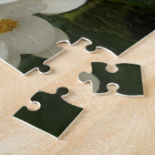 Tropical White Begonia Floral Legpuzzel (Zijkant)