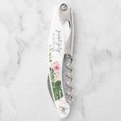 Tropical Wil je mijn bruidsmeisje voorstel Kurkentrekker (Achterkant)