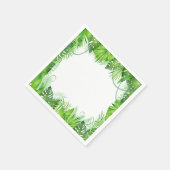 Tropical Wild One Verjaardag Servet (Hoek)