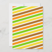 Tropical Wild Safari Oerwoud Verjaardagsuitnodigin Kaart (Achterkant)