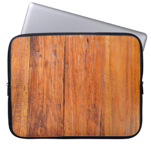 Tropical wood text, abstract, home decor, backg laptop sleeve