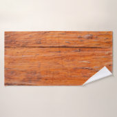 Tropical wood texture. abstract, home decor, backg badhanddoek (Badhanddoek)