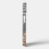 Tropical Yellow Pinneapple on Grey Case-Mate iPhone Case (Achterkant / Rechts)