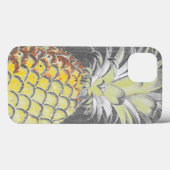 Tropical Yellow Pinneapple on Grey Case-Mate iPhone Case (Achterkant (horizontaal))