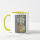 Tropical Yellow Pinneapple on Grey Mok (Links)