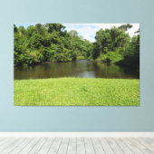 Tropical Zenith at Morro de São Paulo Canvas Afdruk (Insitu (Houten vloer))