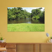 Tropical Zenith at Morro de São Paulo Canvas Afdruk (Insitu (Woonkamer))