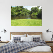 Tropical Zenith at Morro de São Paulo Canvas Afdruk (Insitu (Slaapkamer))