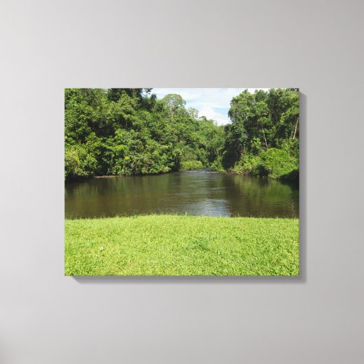 Tropical Zenith at Morro de São Paulo Canvas Afdruk (Voorkant)