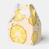 TROPICAL ZOMER ananas Slice trendy Patroon Bedankdoosjes (Achterkant)