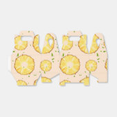 TROPICAL ZOMER ananas Slice trendy Patroon Bedankdoosjes (Uitgevouwen)