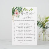 Tropical zou ze liever vrijgezellenfeest spelen? (Staand voorkant)