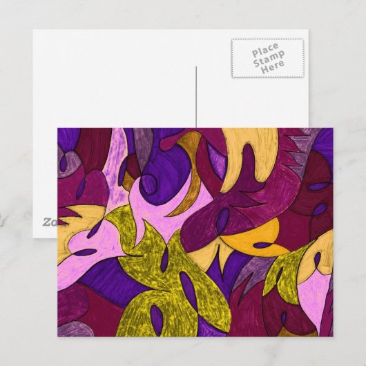 Tropicali Peach Channel Briefkaart (Voorkant / Achterkant)