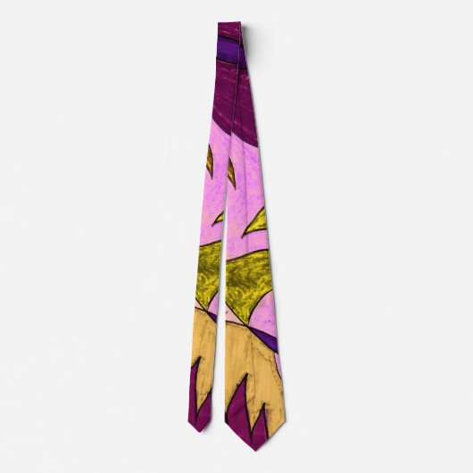 Tropicali Peach Channel Stropdas (Achterkant)