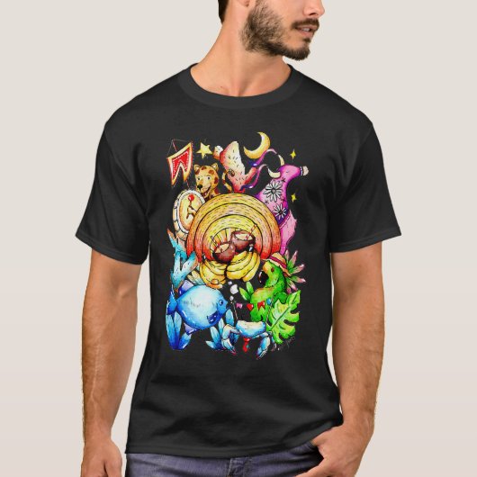 Tropicalia Aquarel T-shirt (Voorkant)