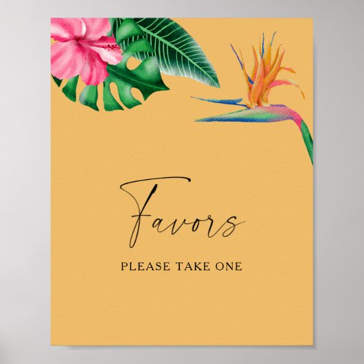 Tropicals - bruidsgunsten neem er een poster (Voorkant)