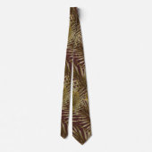 Tropican goud ab62 stropdas (Achterkant)