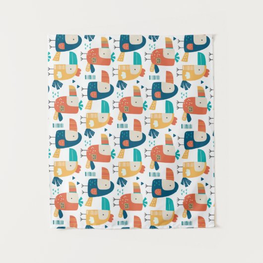 Tropicana en Bird Wandkleed (Voorkant)