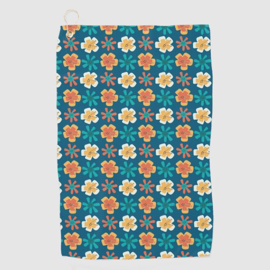 Tropicana Flower Golfhanddoek (Voorkant)