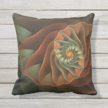 Tropicanna Oranje en Green Abstract Spiral