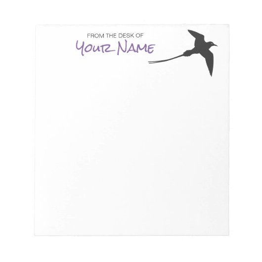 Tropicbird - gepersonaliseerd Notitieblok (Voorkant)