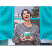 TropiColor Fusion Macaw & Bloemen Serenade Koffiemok