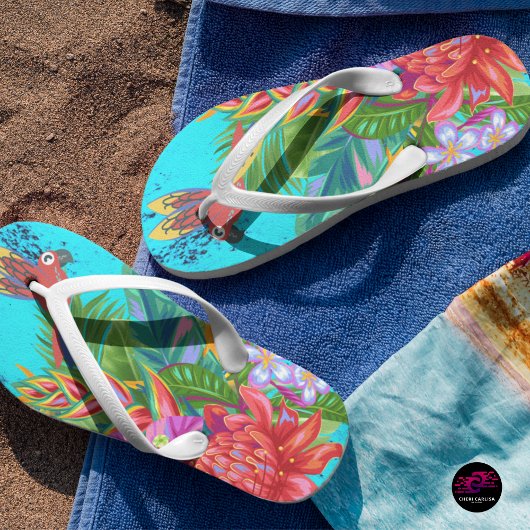 TropiColor Fusion Macaw & Bloemen Serenade Teenslippers