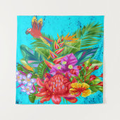TropiColor Fusion Macaw & Bloemen Serenade Wandkleed (Voorkant (horizontaal))