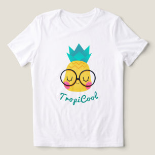 TropiCool Ananas T-Shirt – Leuke zomer Fruit Des