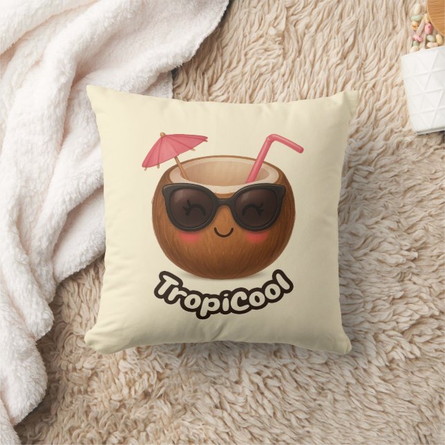 TropiCool Coconut – Schattige Sierkussen (Deken)