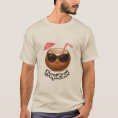 TropiCool Kokosnoot – Grappig Zomer Kokosnoot T-sh T-shirt (Voorkant)