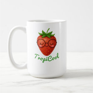 TropiCool Strawberry – Schattigee en frisse zomerv Koffiemok