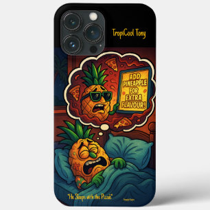 TropiCool Tony’s Nightmare – Ananas op Pizza Case-Mate iPhone Case