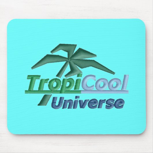 TropiCoolUniverse mousepad (blauw) Muismat (Voorkant)