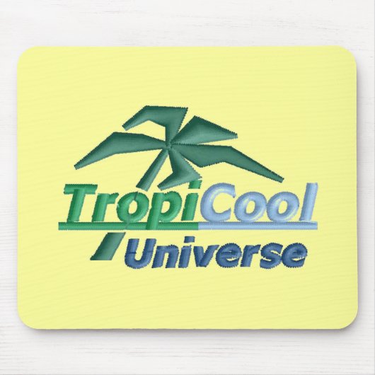 TropiCoolUniverse mousepad (geel) Muismat (Voorkant)