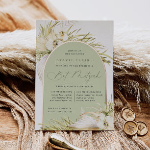  tropics Bat Mitzvah Folie Uitnodiging