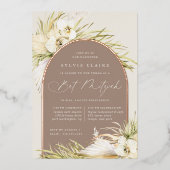  tropics Bat Mitzvah Folie Uitnodiging (Voorkant)