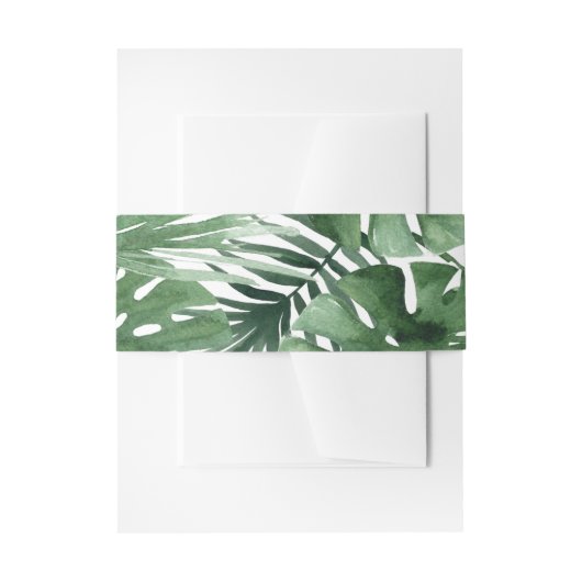 Tropics Belly Band Uitnodigingen Wikkel (Voorkant Voorbeeld)