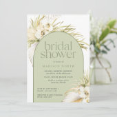  tropics Bridal Shower Invitation Kaart (Staand voorkant)