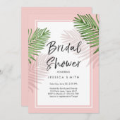 Tropics Bridal Shower Invitation Tropical Hawaii Kaart (Voorkant / Achterkant)