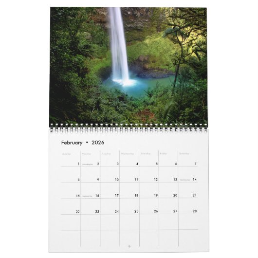 Tropics Calendar Kalender (Feb 2026)