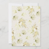  tropics ceremony rehearsal Dinner Invitati Kaart (Achterkant)