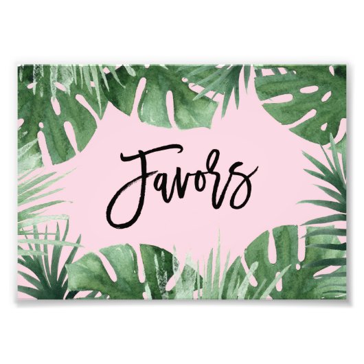 Tropics Favors Print Foto Afdruk (Voorkant)