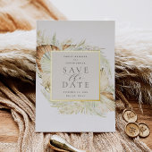 Tropics Folie Sla de datumkaart op Folie Uitnodiging