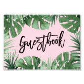 Tropics Guestbook Print Foto Afdruk (Voorkant)