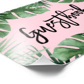 Tropics Guestbook Print Foto Afdruk (Hoek)