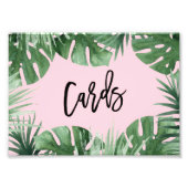 Tropics Kaarten afdrukken Foto Afdruk (Voorkant)